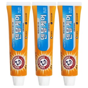 유한양행 암앤해머 덴탈케어 오리지날 치약 150g 3개