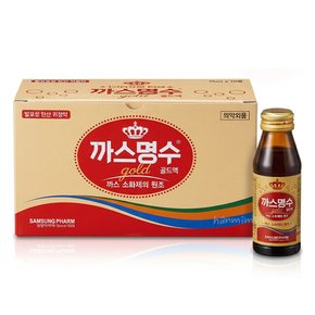 까스명수골드 75ml x 100병 소화불량 답답하고 더부룩한속 소화건강 과식 까스 할명수 복부팽만 소화음료