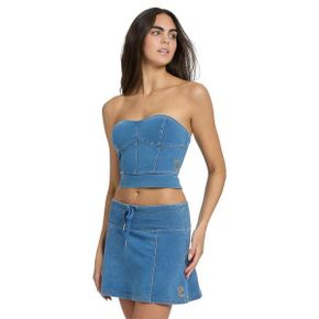 4527278 Juicy Couture Faux Denim Skirt