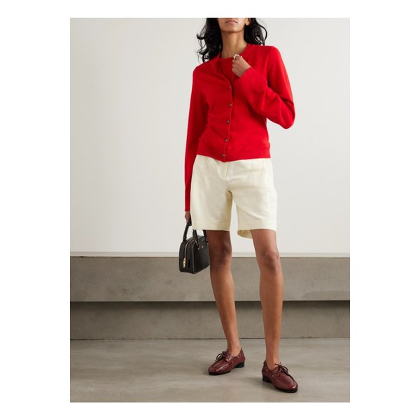 라 리뉴 마테오 캐시미어 혼방 가디건 레드 1647597337227948