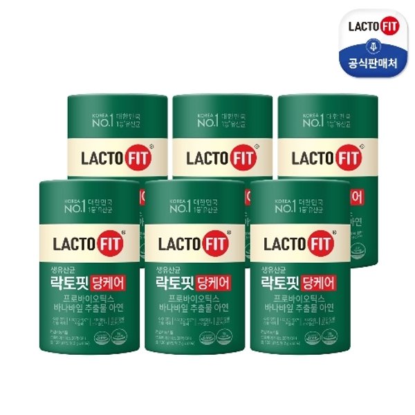 락토핏 당케어 PBS유산균 12개월분(6통)___