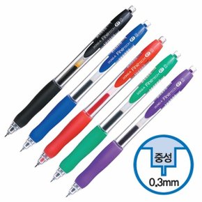 동아 파인테크RT 볼펜 0.3mm 보라 12개입 WA14AE5