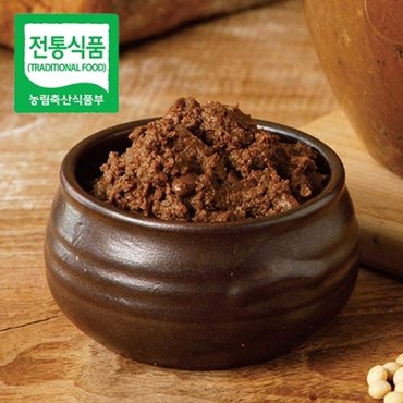  [전통식품인증] 국내산 경북 안동 구수한 재래식 된장 1kg