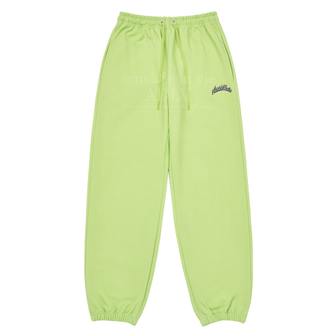 아크메드라비 PIGMENT SCRIPT LOGO TRAINING PANTS LIME-PG스크립트