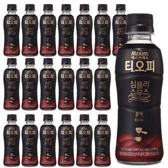  티오피 심플리스무스 블랙 240ml 20개입