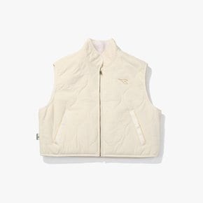 [공식스토어] 크로스코트 패딩 베스트 우먼 OFF WHITE