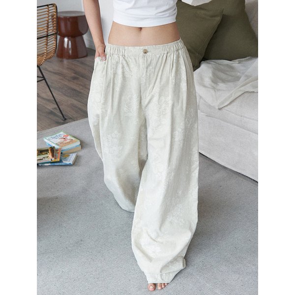 [단독] 25SS river washed wide pants