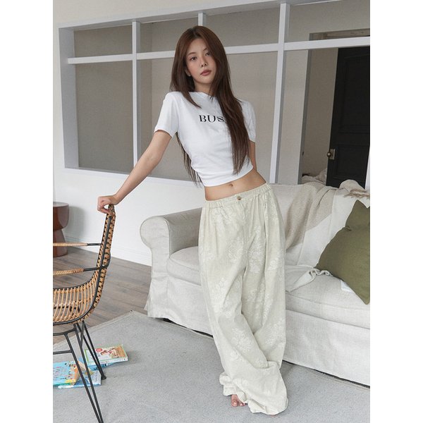 [단독] 25SS river washed wide pants