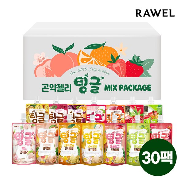 팅글 곤약젤리 14종 전구성 선물세트 (총 30팩)