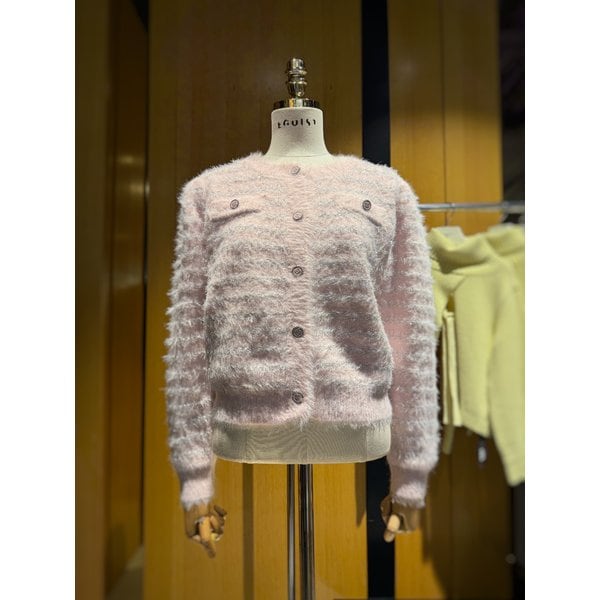 [시흥점] 여성 펄 스트라이프 V넥 가디건 (ES1JK104)