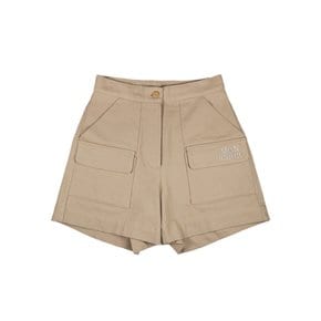 Fleece Twill Pocket Shorts 피치기모 포켓숏츠_D.BEIGE