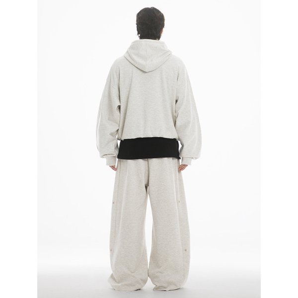 SYMBOL OVER FIT HOODIE - OATMEAL