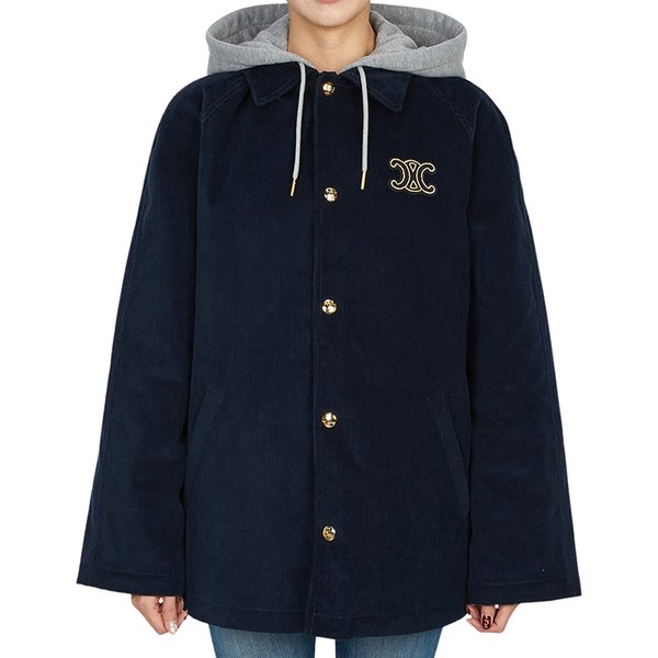 [부산점] 트리옹프 카 코듀로이 여성 후드 자켓 RV0O6694V GAM3