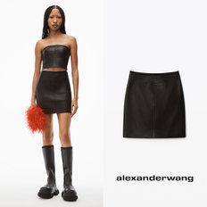 alexanderwang 알렉산더왕 램스킨 바디콘 미니 스커트