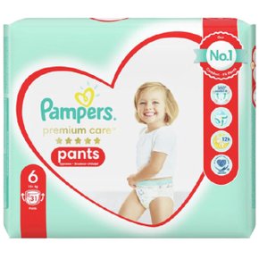 유럽산 프리미엄케어 팬티형 기저귀 6단계1팩 pampers