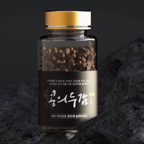 하수오 서리태환 검은콩환 국내산 100% 모발관리 흰머리 / 콩의두감 선물세트 100g 3개입