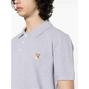 [메종 키츠네] Mens Polo Shirt LM00208KJ7002  LGRME GREY