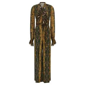 26FW 다이앤 본 퍼스텐버그 점프수트 U025CSEMCYMYGTSEMCY Multicolor