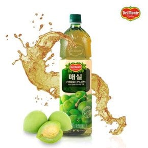 롯데 델몬트 네퓨어 매실주스 1.5L x 6개 대용량 페트 음료