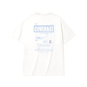 수피마 배기지택 그래픽 티셔츠 화이트 CO2502ST16WH
