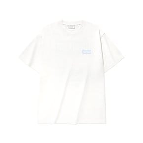수피마 배기지택 그래픽 티셔츠 화이트 CO2502ST16WH