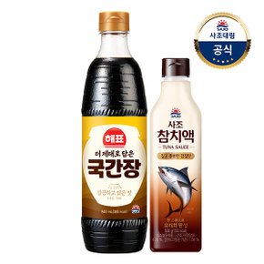 더제대로담은 국간장 840ml x1개 +참치액500g x1개