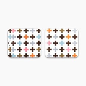 [북프렌즈] 스티키 마그네틱 북라인마커 Nordic pattern - 크로스