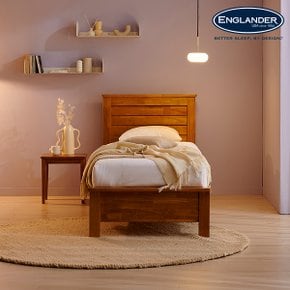토론토 고무나무 통깔판 원목 침대(DH 라텍스 독립매트-MS)