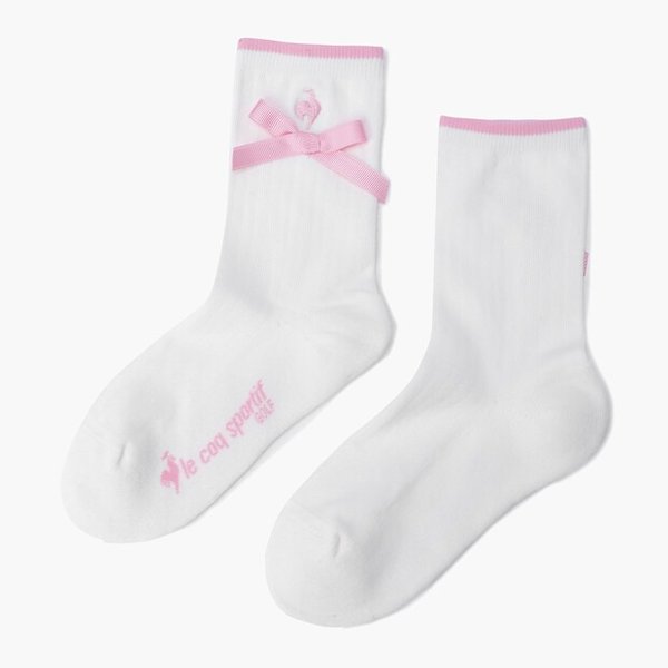 [여주점] _여성 리본 장식 미들 삭스 GQ122LSO31