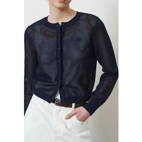 Net Knit Crop Cardigan_NAVY_LSTD1CD01W