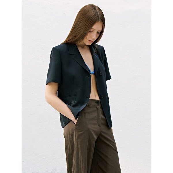 Two Button Regular Fit Jacket  Navy (KE6511M02R)