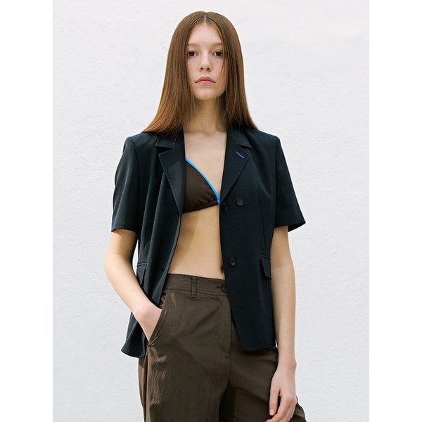 Two Button Regular Fit Jacket  Navy (KE6511M02R)