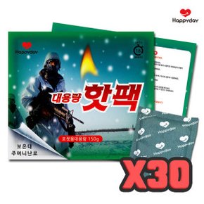 따듯해 핫팩 대용량 FDA인증 프리미엄 핫보온대 150g 보온대 30개