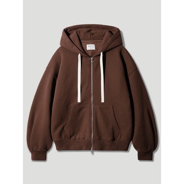 유스풀 멜로우 후드 집업 다크브라운 SJHD1539