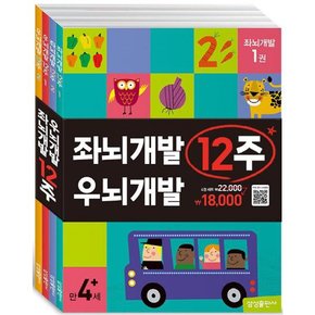 [삼성출판사] 좌뇌개발 우뇌개발 12주 세트  전4권