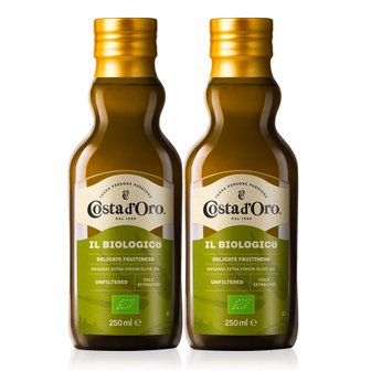 [1+1] 코스타도로 유기농 엑스트라버진 올리브오일 냉압착 올리브유 250ml