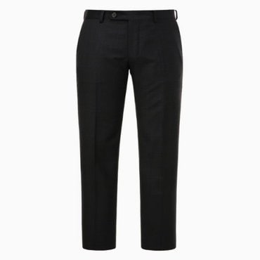질스튜어트뉴욕 [24FW][ZEGNA] 다크그레이 체크 패턴 수트 팬츠 (JNPA4D505G3)