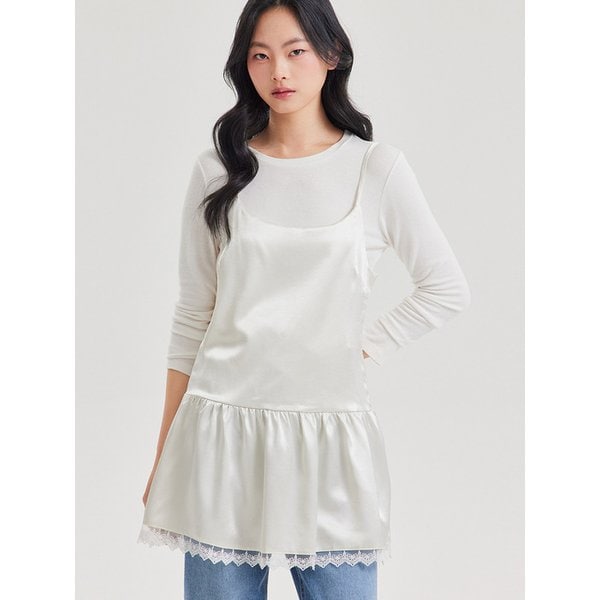 실키 뷔스티에 미니 드레스_T611DS502