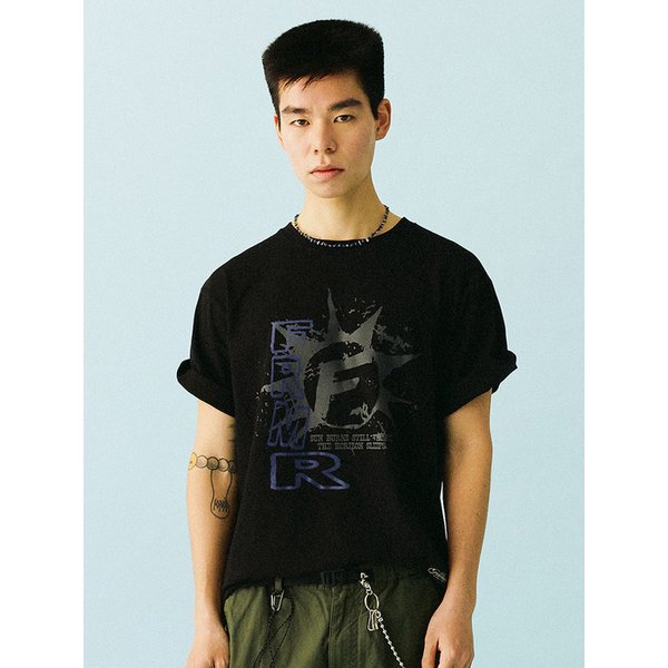 FRMR 페인티드 티셔츠 [블랙]