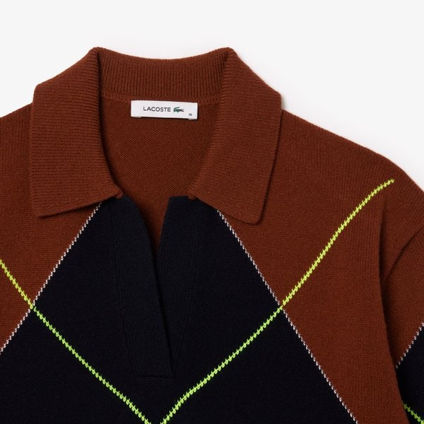 [시흥점] 여성 아가일 오픈카라 스웨터 AF2577-54N