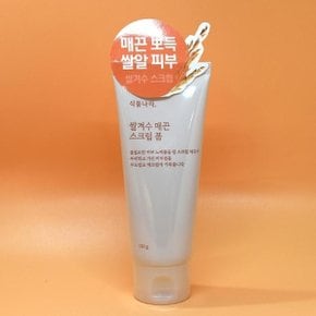 nEw 식물나라 쌀겨수 매끈 스크럽 폼 120g