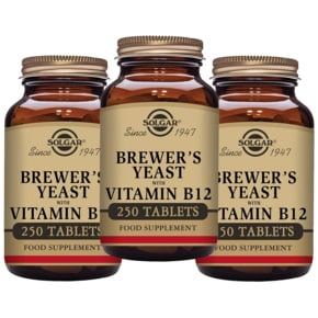 Solgar Brewers yeast 맥주 효모 250정 3개