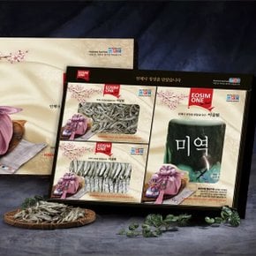 [어부마음] 섬집4호 선물세트 (조림용멸치170g+국물용멸치170g+건미역70g)