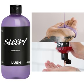 LUSH  SHOWER GEL 샤워젤 슬리피 520g, 로즈잼 500g 2종 택1