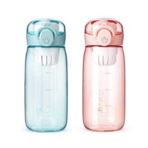 캐리보틀 트라이탄 원터치보틀 420ml 스트랩물병