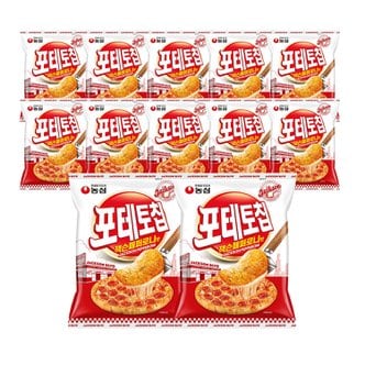  농심 포테토칩 잭슨페퍼로니맛 50g x 12개 / 간식 과자