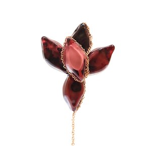 하지나 Cinnamon Rhizome Brooch 시나몬 리좀 브로치