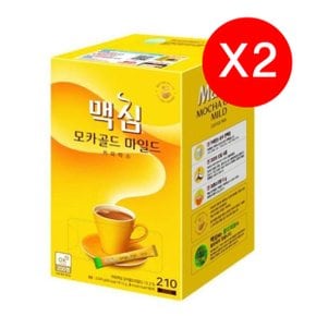 맥심 모카골드 마일드 커피믹스 210T x 2개(420T)