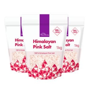 히말라야 핑크솔트 굵은소금 3 kg(1 kg x 3봉)