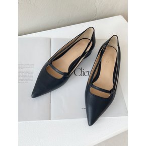 Angela flat Pumps_Black 2cm ODR20117